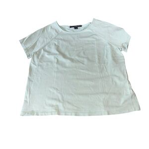 Josephine Chaus Light Green Silk Short Sleeve Top Size 1X